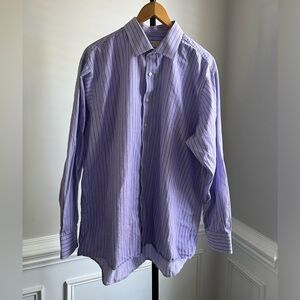 Michael Kors Mens striped Buttondown shirt XL